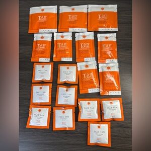 TanTowel Plus Lot 18 Self Tan Towelettes Face Body Sealed